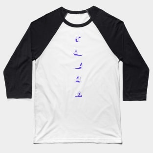 Yoga poses Baseball T-Shirt